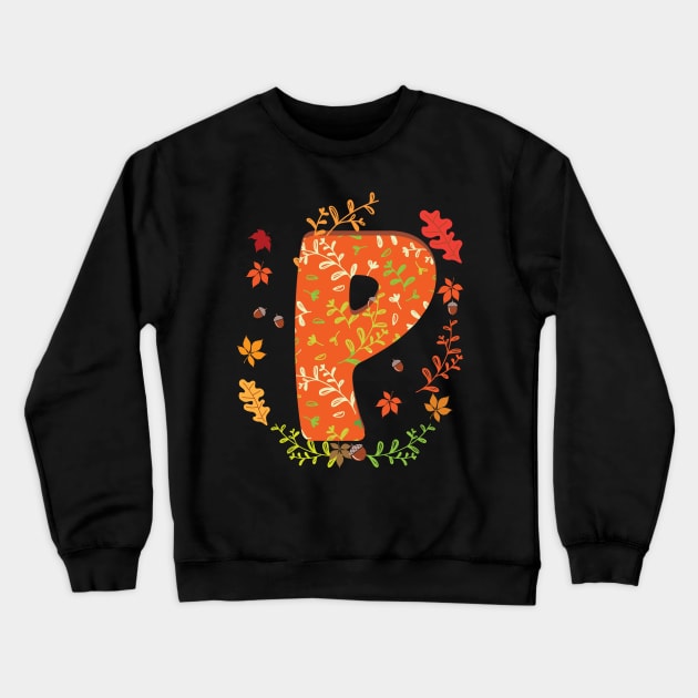 Letter P Monogram Crewneck Sweatshirt by emma17